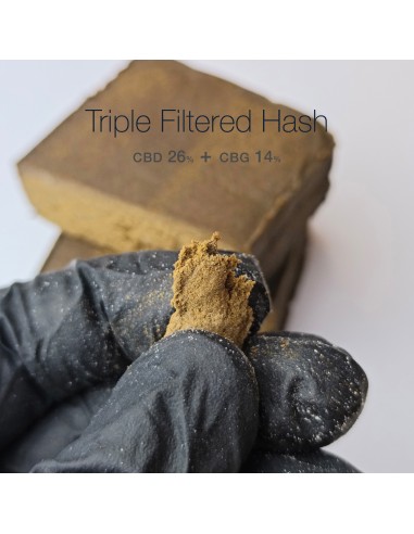 TRIPLE FILTRADO Hash 26% CBD + 14% CBG