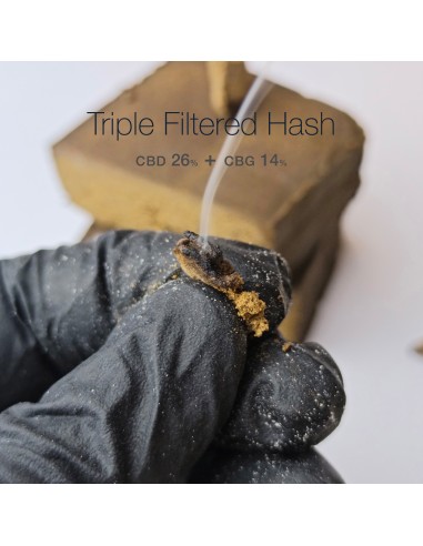 TRIPLE FILTRADO Hash 26% CBD + 14% CBG