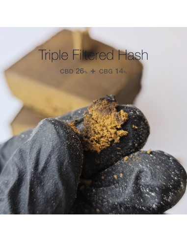 TRIPLE FILTRADO Hash 26% CBD + 14% CBG