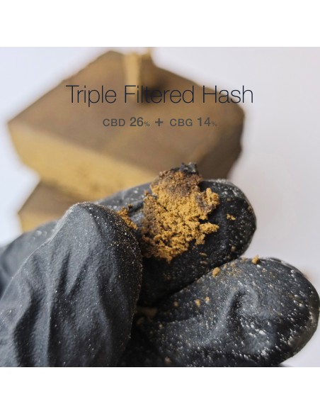 TRIPLE FILTRADO Hash 26% CBD + 14% CBG