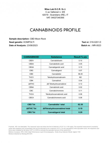 MOON ROCKS 62,3% CBD