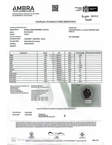 Mini Flores Lemon Skunk 3.80% CBD - Invernadero
