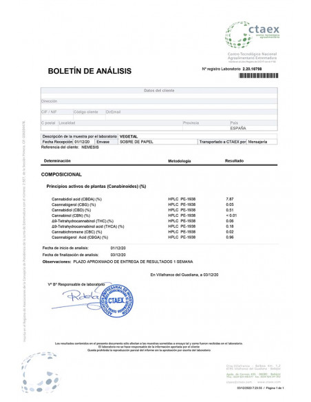 Nemesis - cogollo CBD