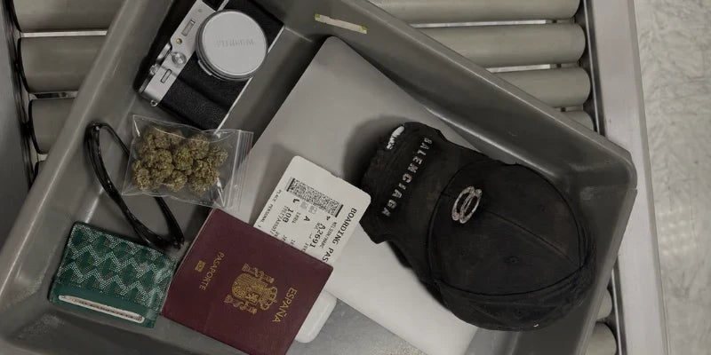 ¿Es legal viajar en avión con CBD en la maleta?