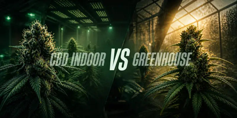 CBD Indoor vs Greenhouse: diferencias y cuál elegir