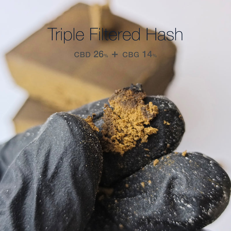 TRIPLE FILTRADO Hash 26% CBD + 14% CBG