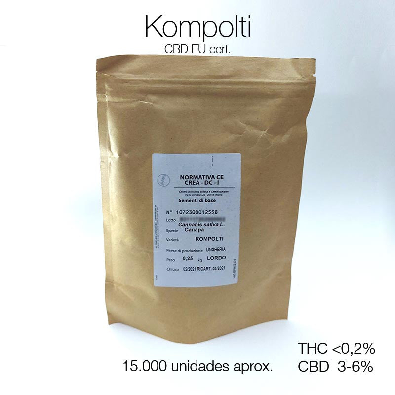 CBD - EU cert.  - semilla kompolti