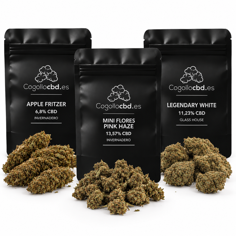 CATA DE COGOLLOS — Pack de 3 Flores CBD