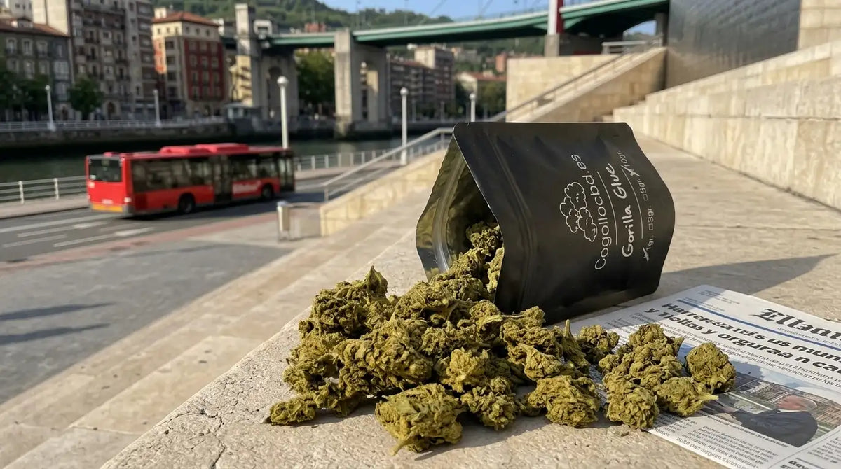 Flores de CBD Glass House con análisis de laboratorio, envío a Bilbao
