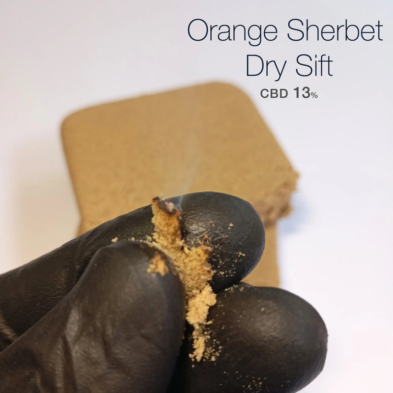 ORANGE SHERBET Dry Sift 13% CBD