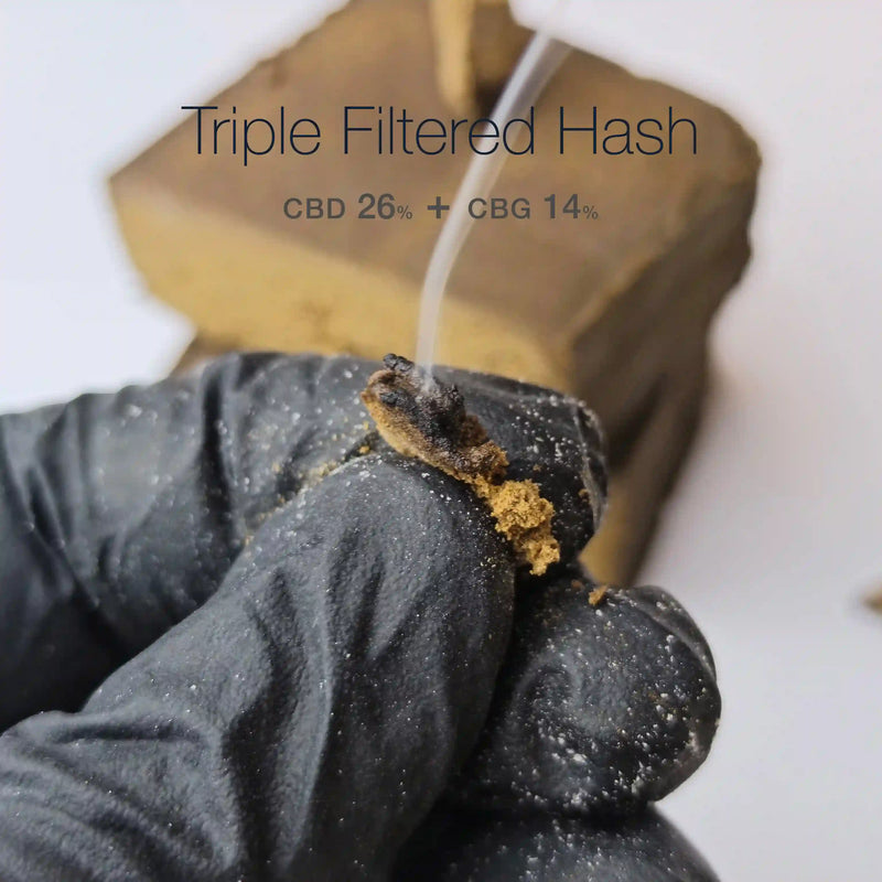 TRIPLE FILTRADO Hash 26% CBD + 14% CBG