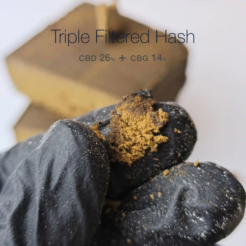 TRIPLE FILTRADO Hash 26% CBD + 14% CBG